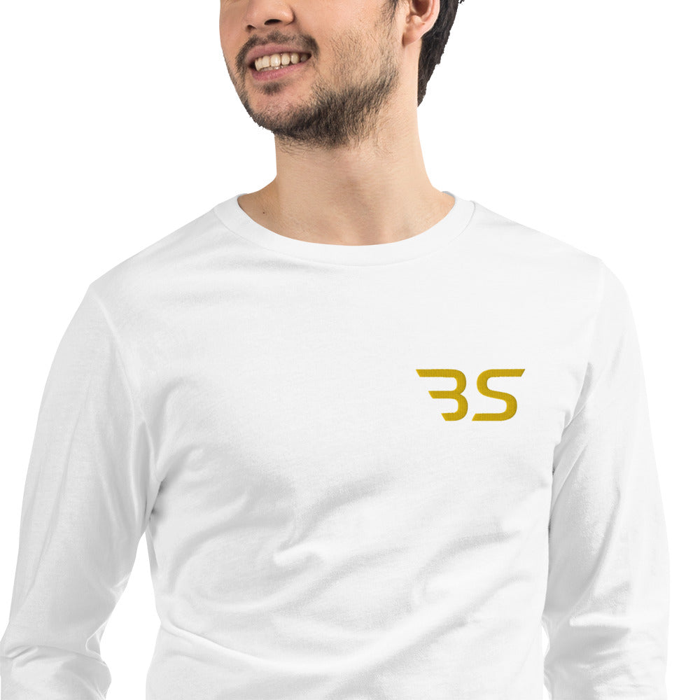 Embroidered BS Logo Unisex Long Sleeve Tee